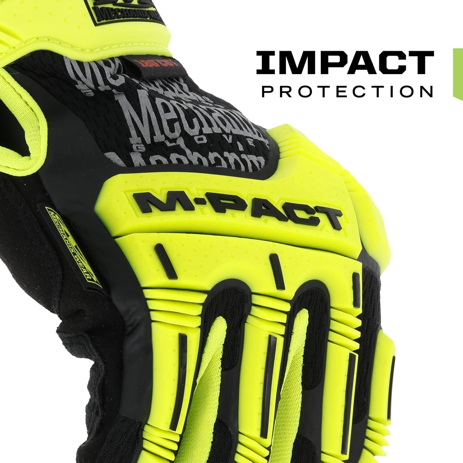 Mechanix Wear Talla 8 M-Pact E5 Armortex y TrekDry y D3O Hi-Viz Guantes resistentes a cortes, amarillo fluorescente y negro, pequeño (SMP-C91-008)