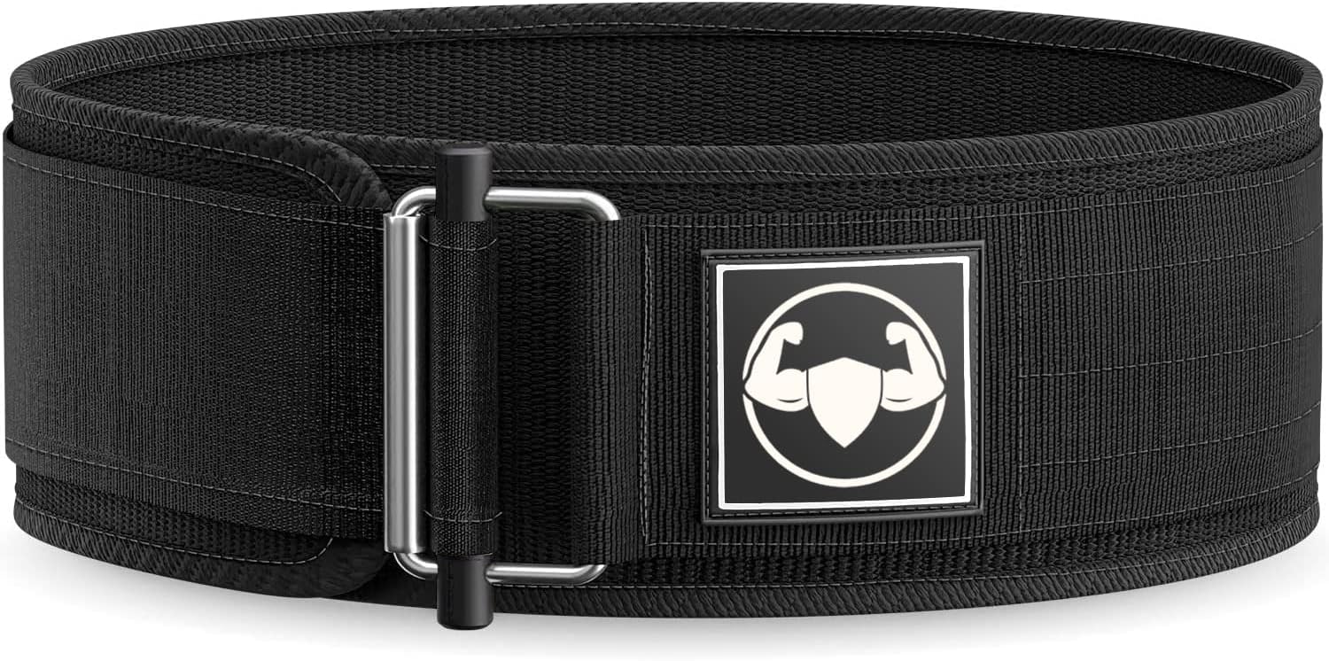 Weight Lifting Belt – Weightlifting Belt , Lifting Belts for Men & Women , Self-Locking Gym Belt , Weight Belt for Fitness, Powerlifting,Deadlift