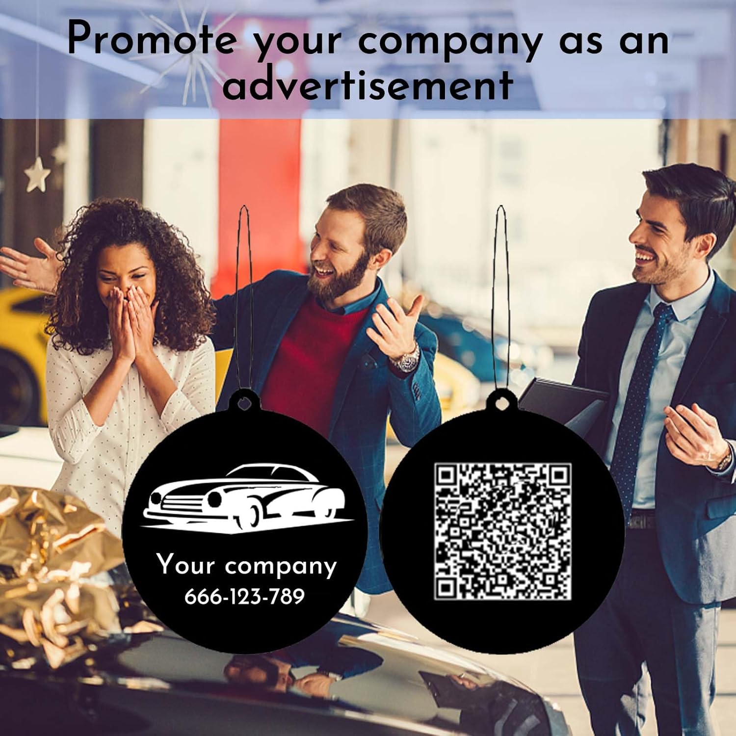 Ambientadores de aire personalizados con logotipo personalizado para automóvil, a granel, ambientadores personalizados de doble cara con logotipo de