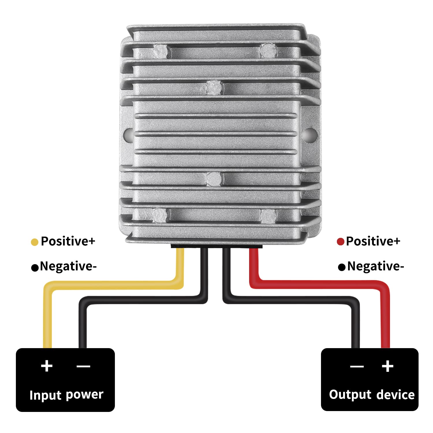 Regulador convertidor de CC de 12 V a 24 V 15 A 360 W convertidor de voltaje CCCC adaptador de corriente transformador impermeable resistente para