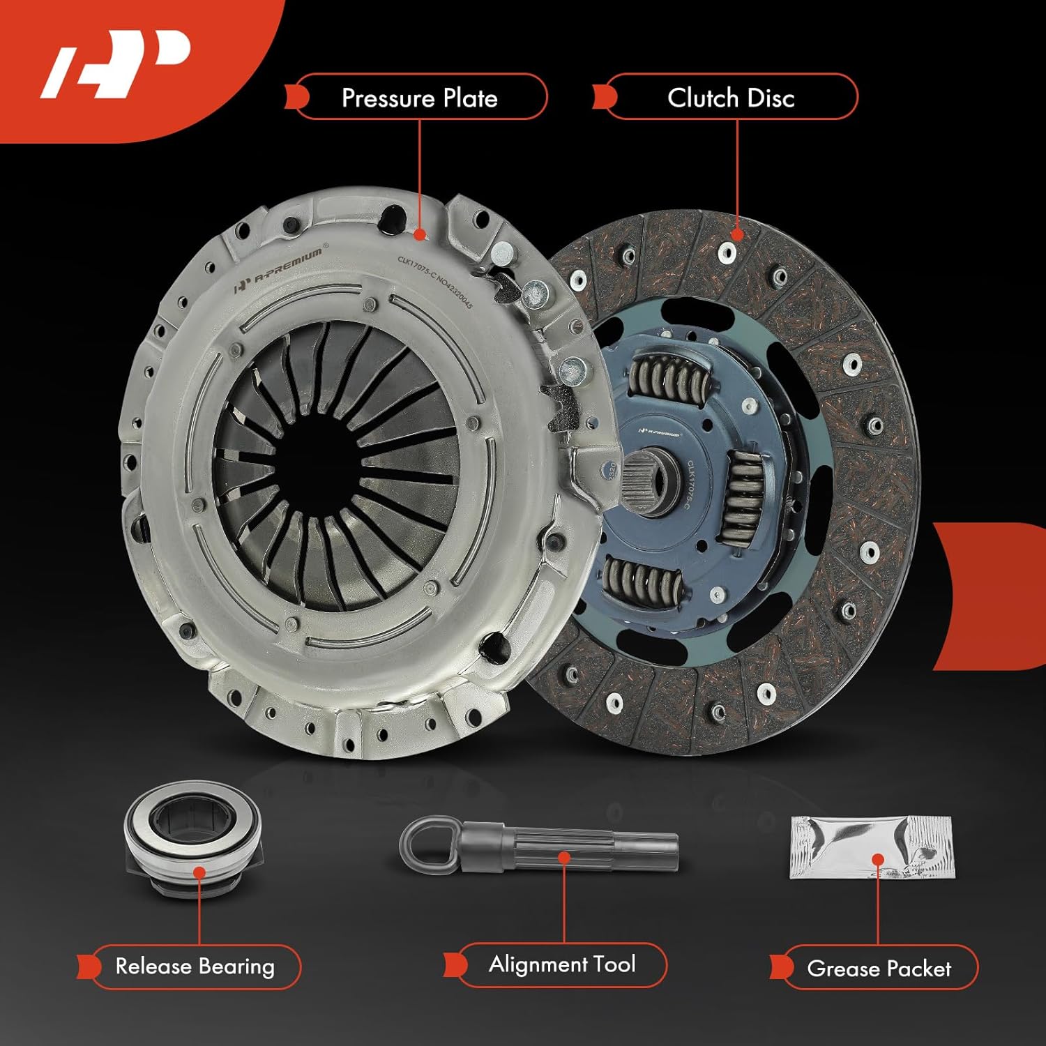 A-Premium Juego de embrague de transmisión compatible con Volkswagen Jetta 2011-2014, Passat 2012-2014, Golf 2012-2013, Beetle 2012-2014, 2.5L,