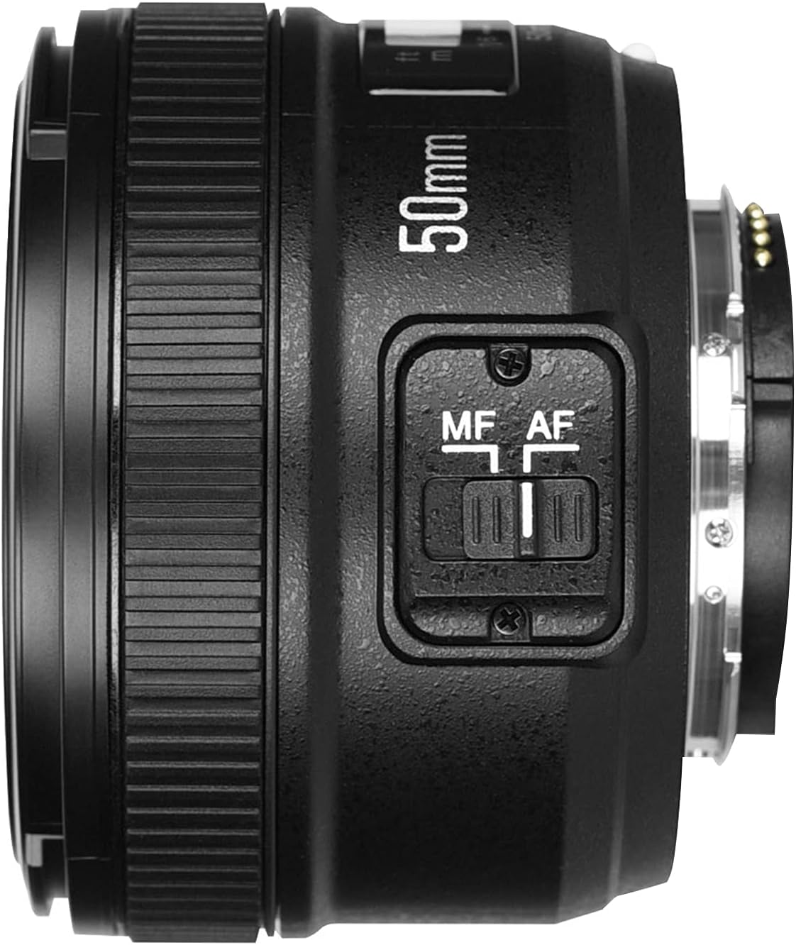 YONGNUO YN50mm F1.8, lente de enfoque automático estándar Prime para cámaras Nikon Full Frame SLR F Mount Negro