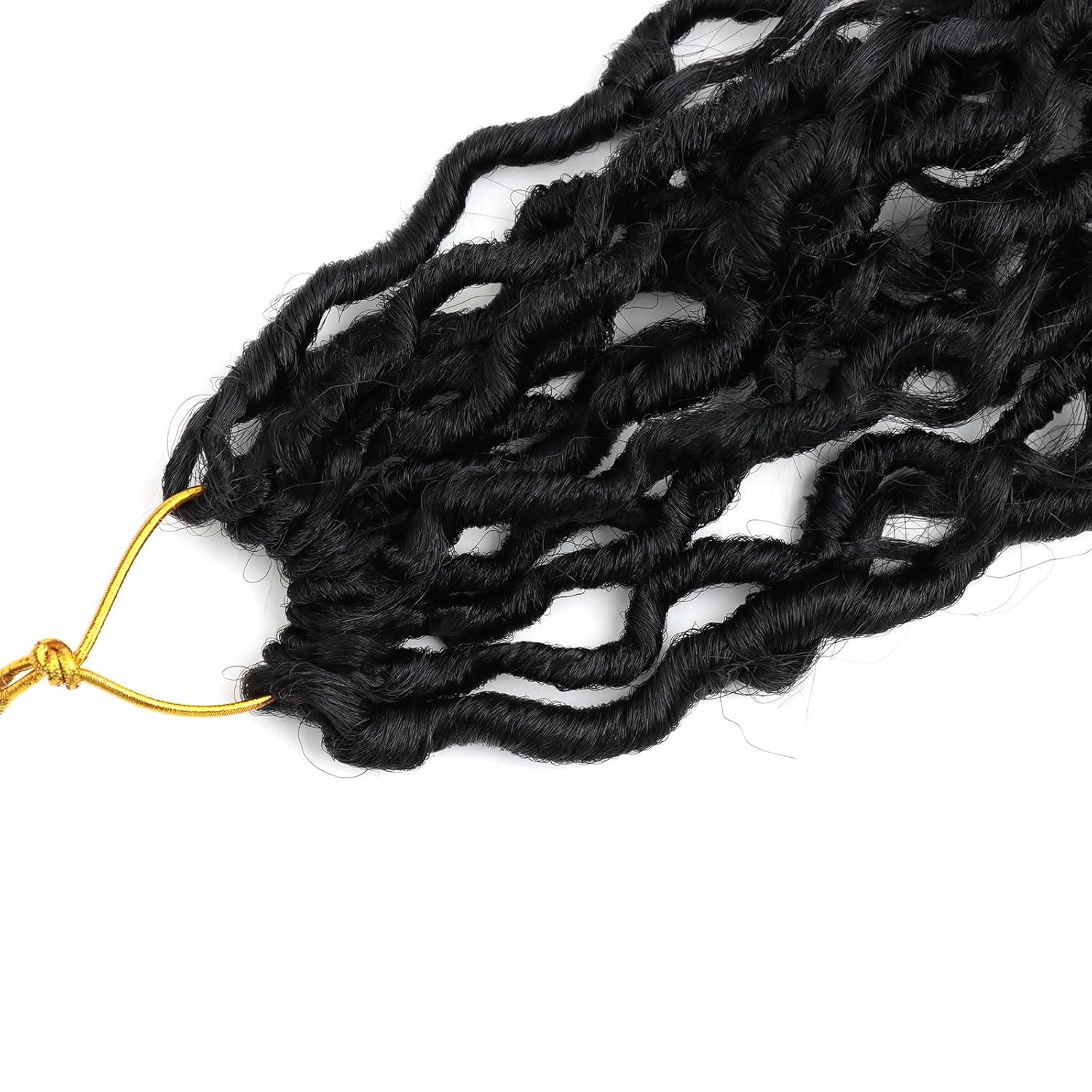 LMZIM Cabello de ganchillo Goddess Faux Locs de 12 pulgadas para mujeres negras, 8 paquetes de rastas suaves de ganchillo de cabello preanudado