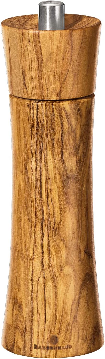 Zassenhaus FrankfurtMolinillo 7″ Olivewood Sal & Pimienta MolinoGrinder Set