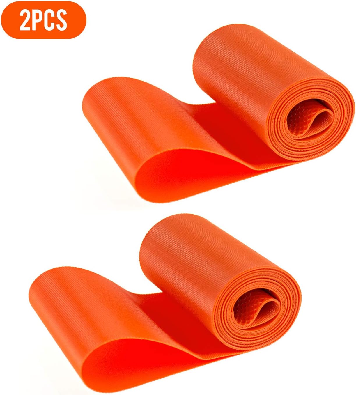 ADDMOTOR Cinta de llanta de 26 pulgadas, forro de neumático grueso de PVC, protector de cojín interior antipinchazos para bicicletas, 2 unidades
