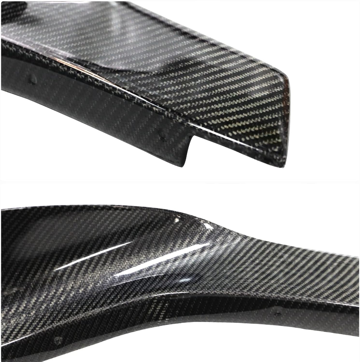 Cubierta de fibra de carbono para parachoques delantero, cubierta de ventilación de aire, tapa de lámpara antiniebla, protector de alerón, divisor