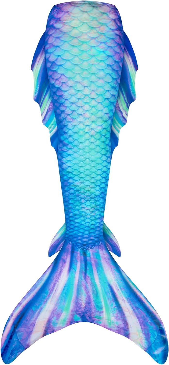 Fin Fun Atlantis Kids – Piel de cola de sirena resistente al desgaste – Inserto de monofina no incluido, para niñas