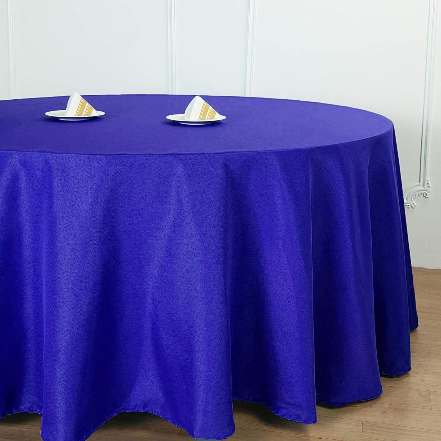 BalsaCircle – Mantel redondo patriótico del Día de los Veteranos de 132 pulgadas, 10 unidades, 132 pulgadas, color azul real, 4 de julio,