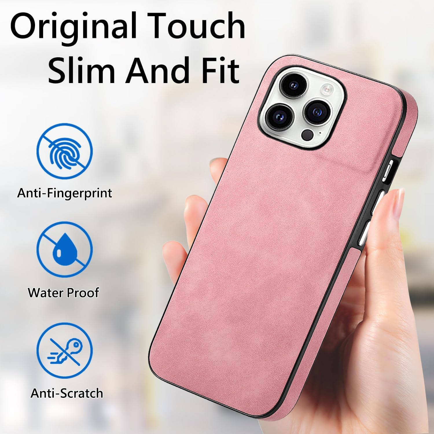 Asuwish Funda de teléfono para iPhone 14 Pro de 6.1 pulgadas con protector de pantalla de vidrio templado y funda de cuero delgada y suave,