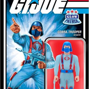 Super7 G.I. Joe Cobra Trooper Y-Back (Glow Patrol) – Figura de acción G.I. Joe de 3.75 pulgadas con accesorio, coleccionables clásicos de dibujos Super7 G.I. Joe Cobra Trooper Y-Back (Glow Patrol) – Figura de acción G.I. Joe de 3.75 pulgadas con accesorio, coleccionables clásicos de dibujos