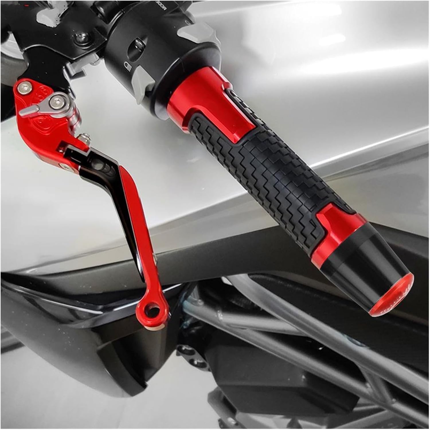 Para XT660X XT660 para XT 660 X 660X 2004-2017 2018 2019 78 ” 0.866 in barra de motocicleta Peso final manillar Grips Cap Anti vibración Silder