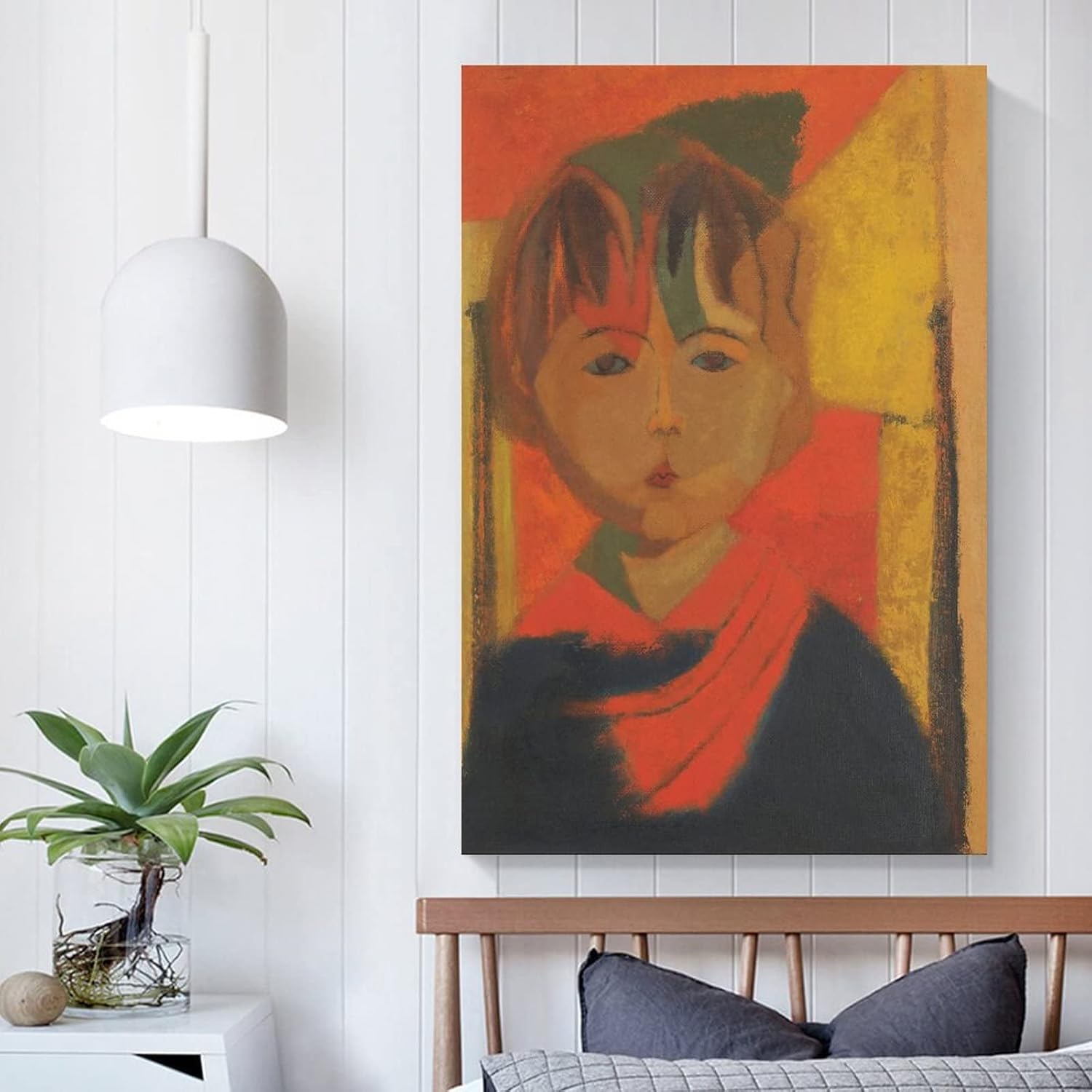 LEIZHAN Julio Rosa Del Valle Carmencita – Lienzo grande impreso con pinturas famosas para oficina, hogar, pared, arte de pared, pósteres de lienzo,