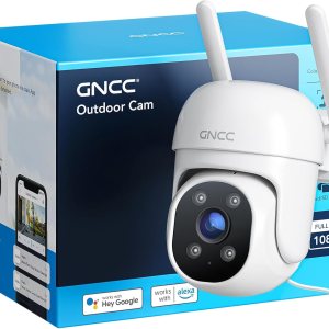 GNCC Cámara de seguridad, Cámaras para seguridad del hogar, Cámaras de seguridad para el hogar en el exterior, Cámara exterior, Visión nocturna a GNCC Cámara de seguridad, Cámaras para seguridad del hogar, Cámaras de seguridad para el hogar en el exterior, Cámara exterior, Visión nocturna a