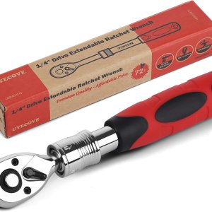 Trinquete extensible de 14 pulgadas, llave de vaso duradera, trinquete extensible, mango largo de trinquete de 72 dientes de liberación rápida, Trinquete extensible de 14 pulgadas, llave de vaso duradera, trinquete extensible, mango largo de trinquete de 72 dientes de liberación rápida,