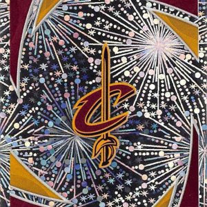 2020-21 Panini Stickers #170 Cleveland Cavaliers Team Logo FOIL Official NBA Basketball Album Sticker Measuring 2.75 inch tall X 2 inches wide in 2020-21 Panini Stickers #170 Cleveland Cavaliers Team Logo FOIL Official NBA Basketball Album Sticker Measuring 2.75 inch tall X 2 inches wide in