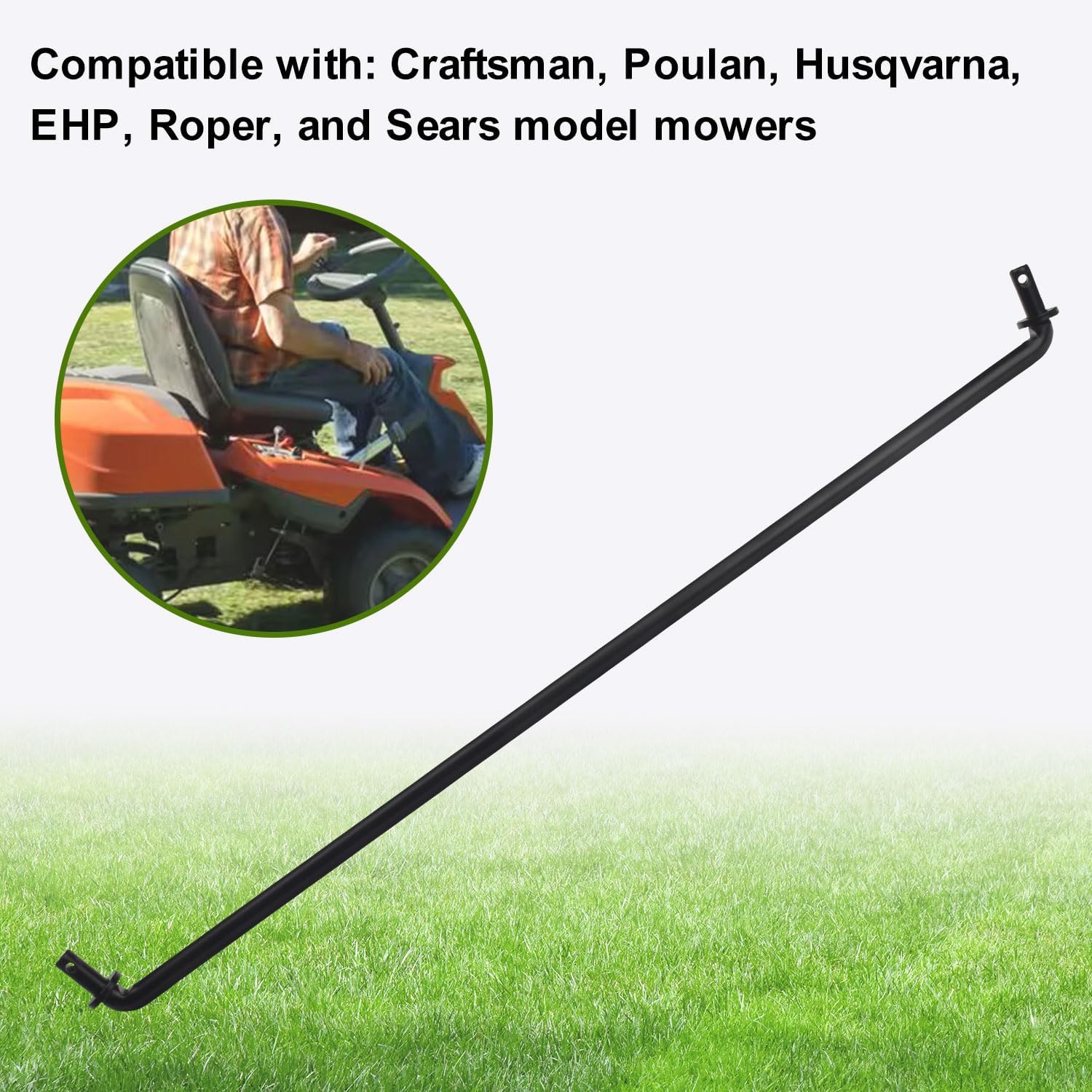 130465 Barra de acoplamiento AYP de 20-58 pulgadas compatible con Poulan Compatible con H-usqvarna Poulan Roper Craftsman Weed Eater, reemplaza
