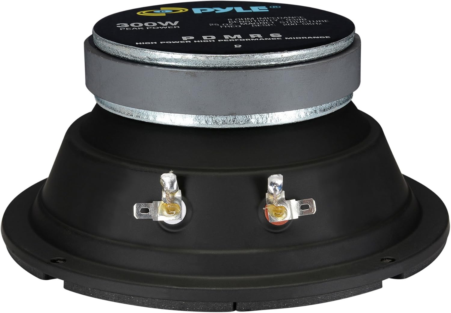 Altavoz de audio para automóvil de 6.5 pulgadas de rango medio, sistema de altavoces de rango medio sellado de alta potencia de 300 W, 200-5 kHz, 93