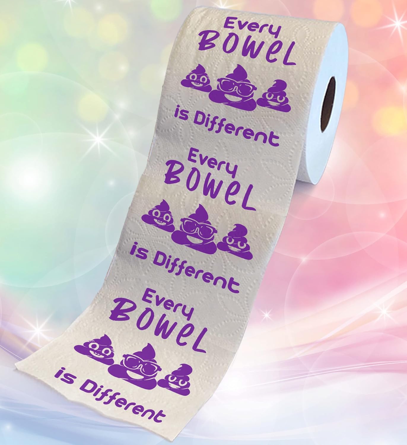 Every Bowel Is Different – Papel higiénico impreso, divertido rollo de papel higiénico para broma, sorpresa, decoración de baño, regalo novedoso