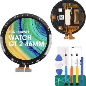Para Huawei Watch GT 2 LTN-B19 DAN-B19 1.811 in pantalla LCD táctil digitizador Asamblea reemplazo piezas de reparación con herramientas Para Huawei Watch GT 2 LTN-B19 DAN-B19 1.811 in pantalla LCD táctil digitizador Asamblea reemplazo piezas de reparación con herramientas