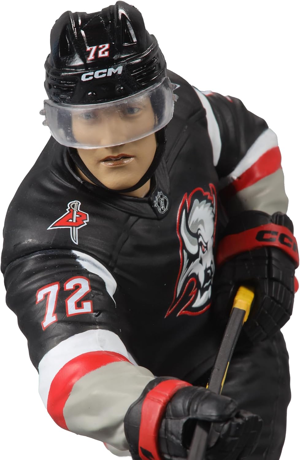 McFarlane Toys – Tage Thompson (Buffalo Sabres) Figura posada de la NHL de 7 pulgadas, Picks deportivos de McFarlane