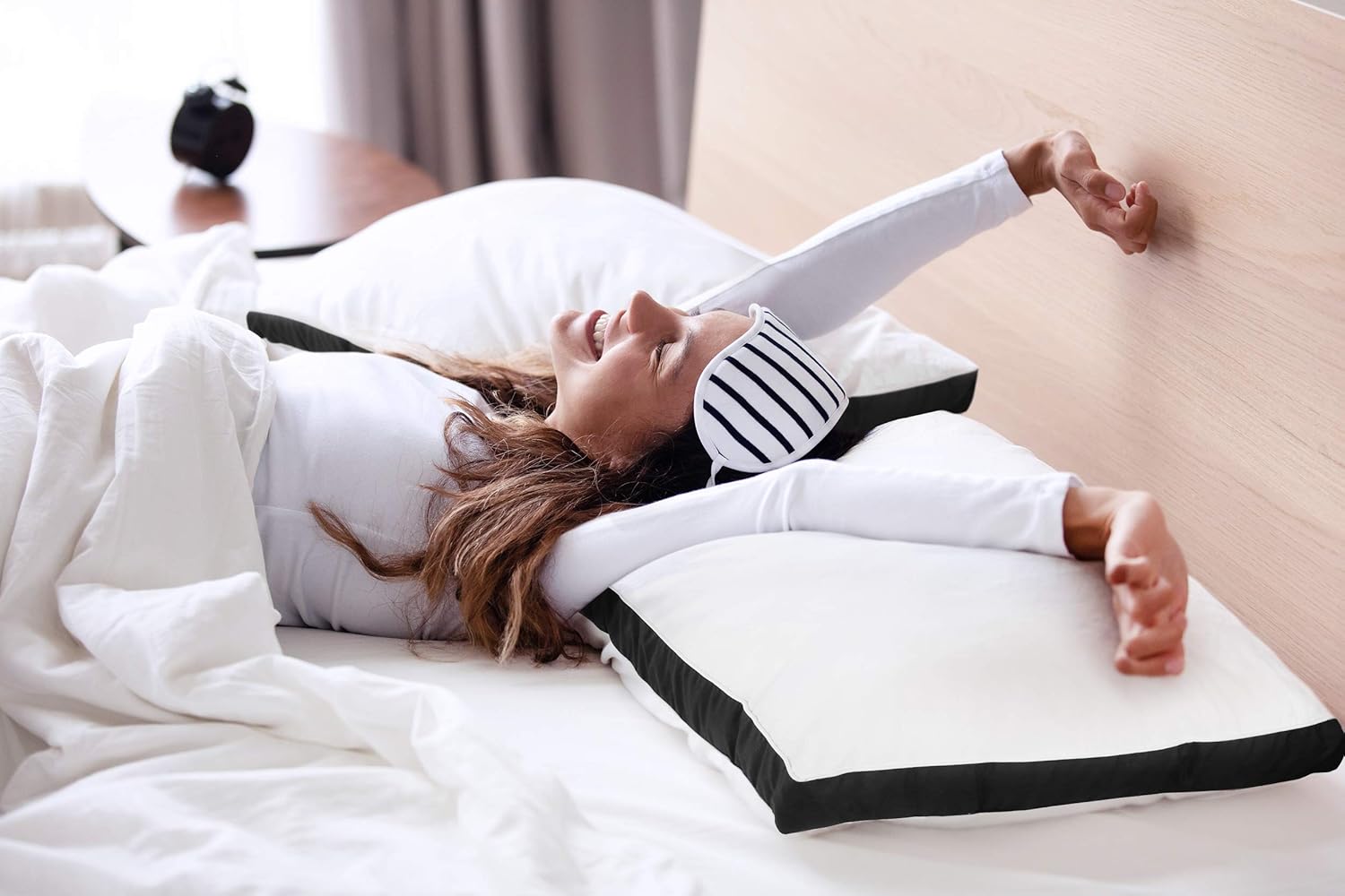Juego de cama Utopia – Juego de 2 almohadas acolchadas.