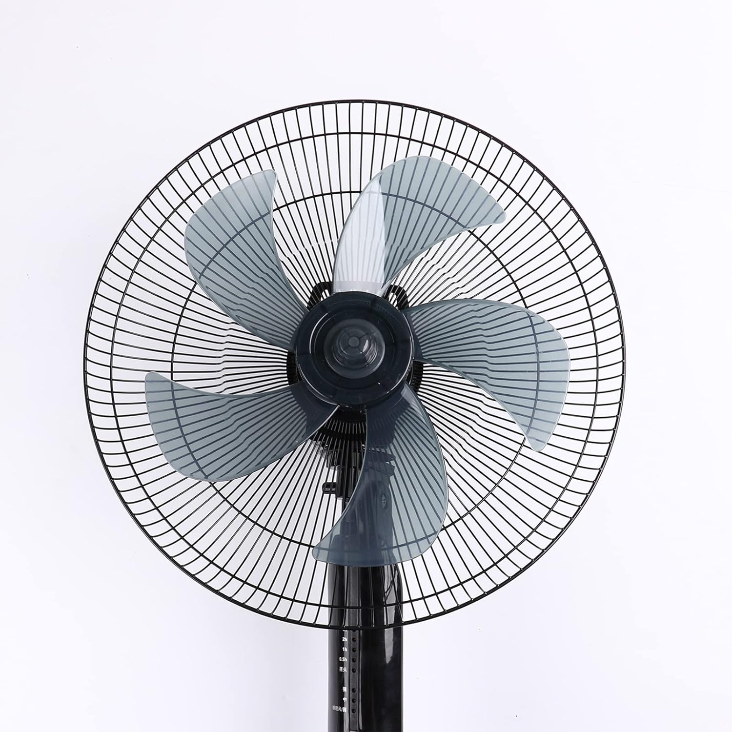 CHICTRY Ventilador universal de plástico silencioso, 5 hojas con cubierta de tuerca para ventilador de pie de 1214 pulgadas, ventilador de mesa,
