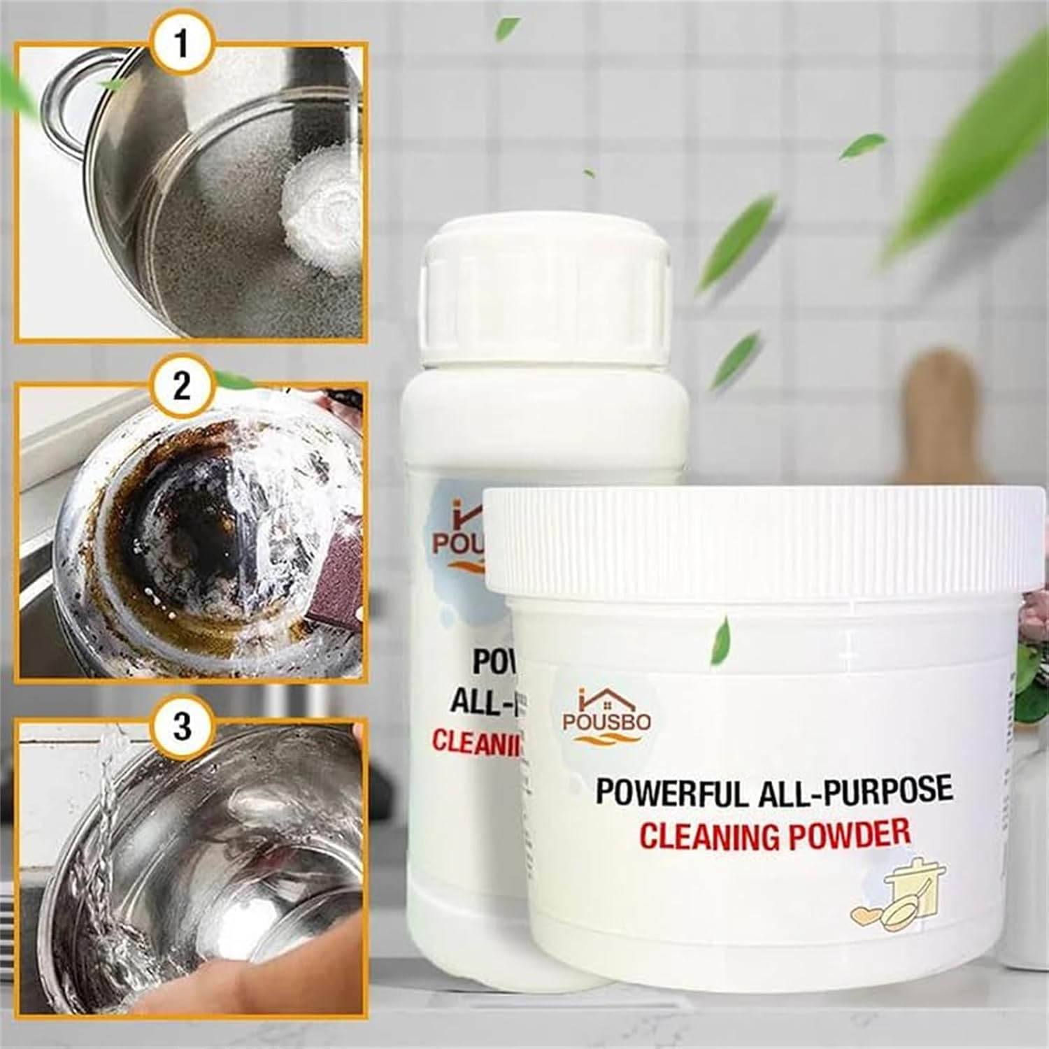 Polvo limpiador Growhabity, limpiador Gumaxx, polvo de limpieza Vrsgs, polvo de limpieza Pousbo, polvo de limpieza multiusos (1 unidad B)