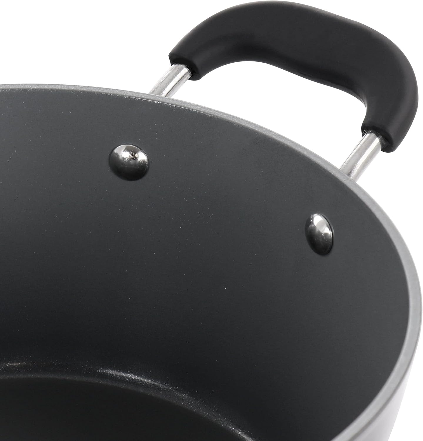 Horno holandés de 4.5 cuartos de galón con tapa en negro