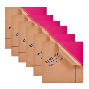 6 láminas de plástico acrílico fundido rosa (no transparente) de 8 x 8 pulgadas (0.118 pulgadas de grosor), para letreros, proyectos de bricolaje. 6 láminas de plástico acrílico fundido rosa (no transparente) de 8 x 8 pulgadas (0.118 pulgadas de grosor), para letreros, proyectos de bricolaje.