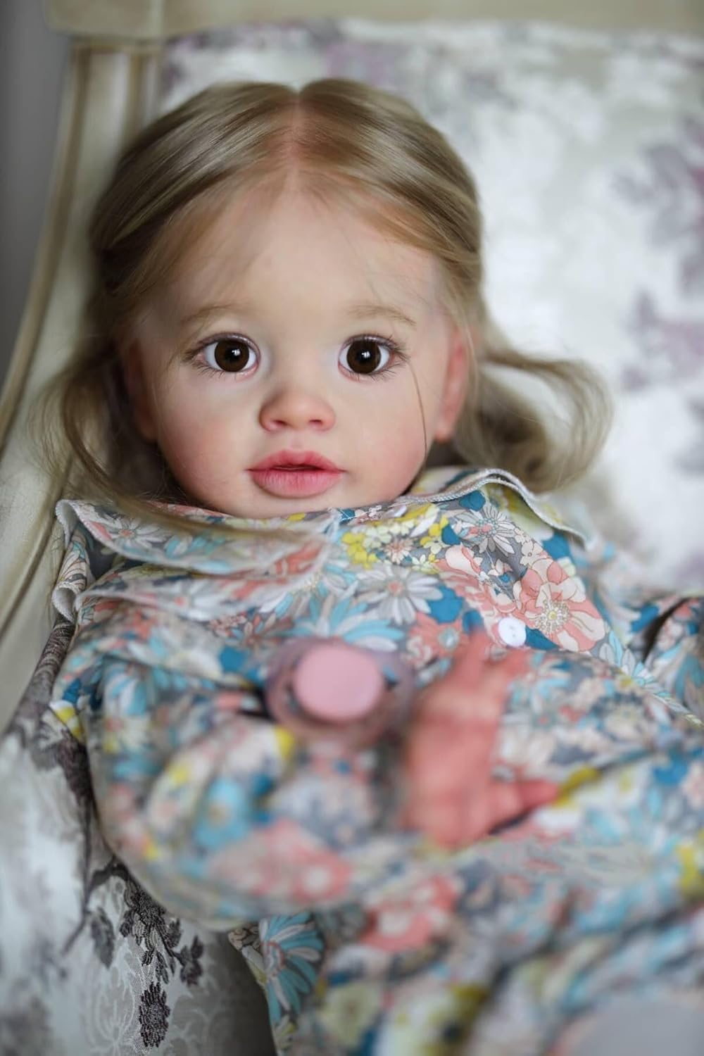 Pinky Lifelike – Muñecas de bebé Reborn de 26 pulgadas y 26.0 in, adorable muñeca de silicona para niños pequeños, aspecto realista, muñecas de bebé