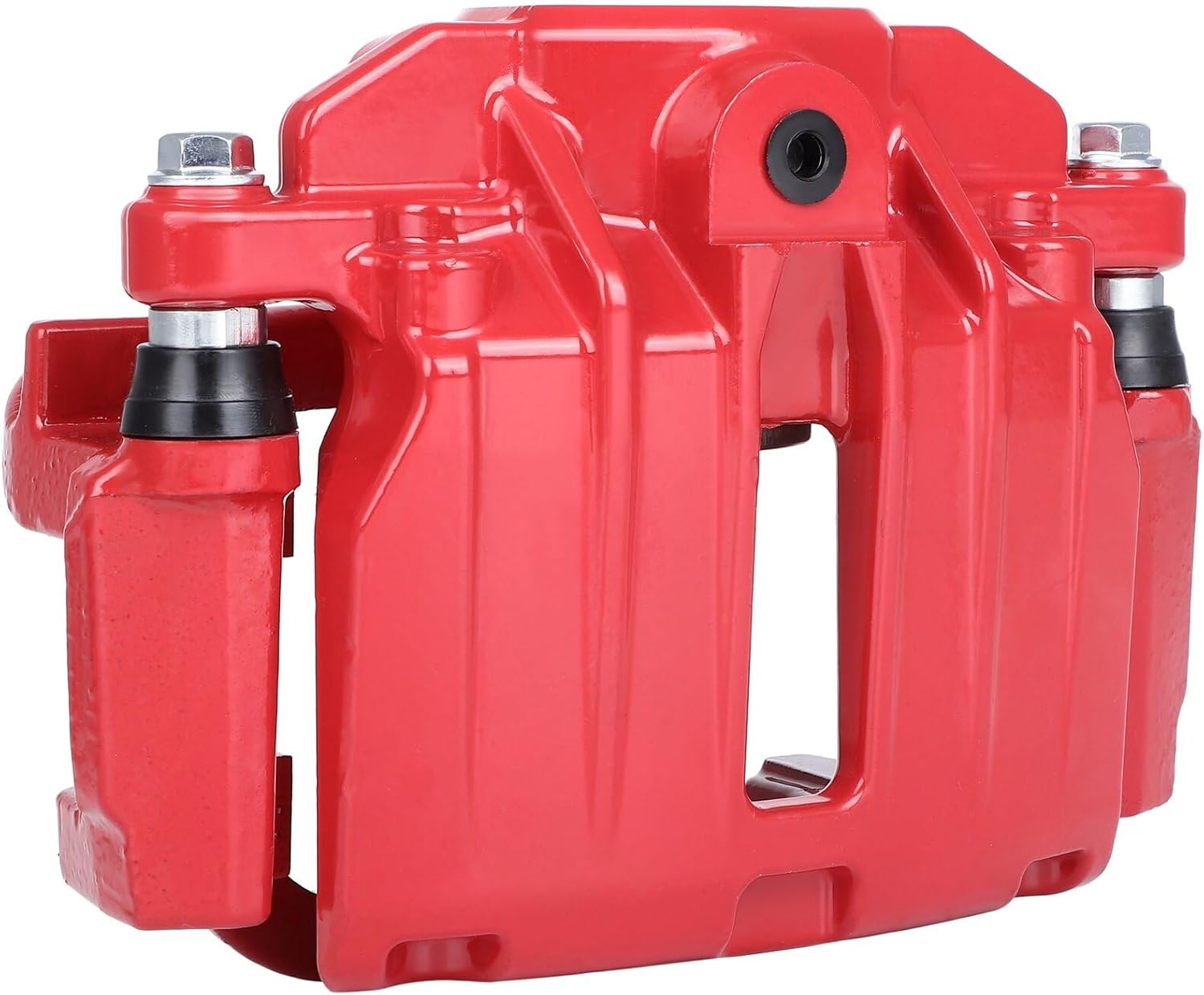 SCITOO Pinza de freno trasera izquierda con soporte 18-B4726 rojo compatible para Cadillac 2000-2002 para Chevrolet 1999-2005 para GMC 1999-2005