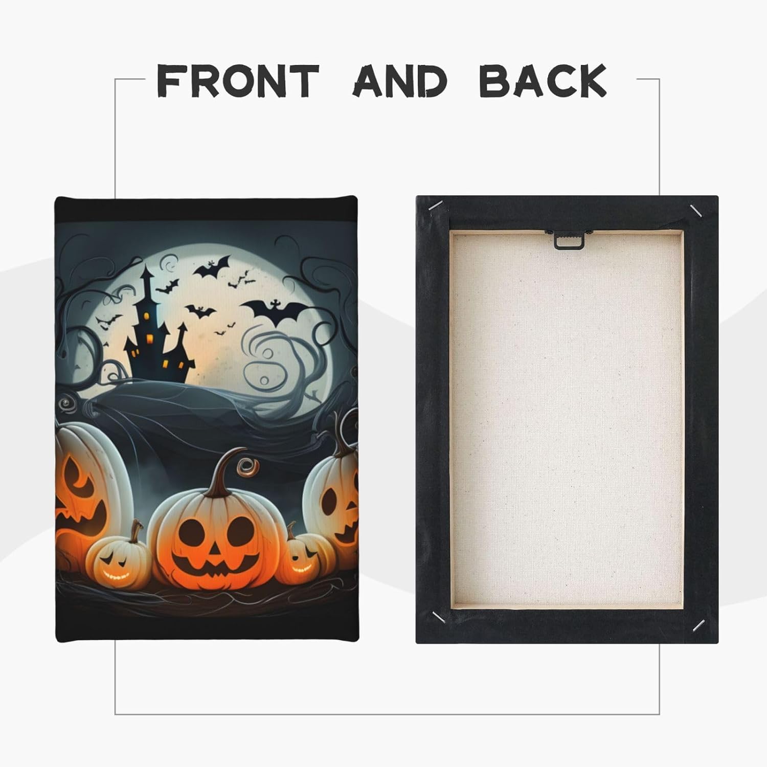 yvkew Lienzo decorativo para pared de Halloween, decoración del hogar, pinturas de arte abstracto, regalos, arte moderno, decoración para oficina,