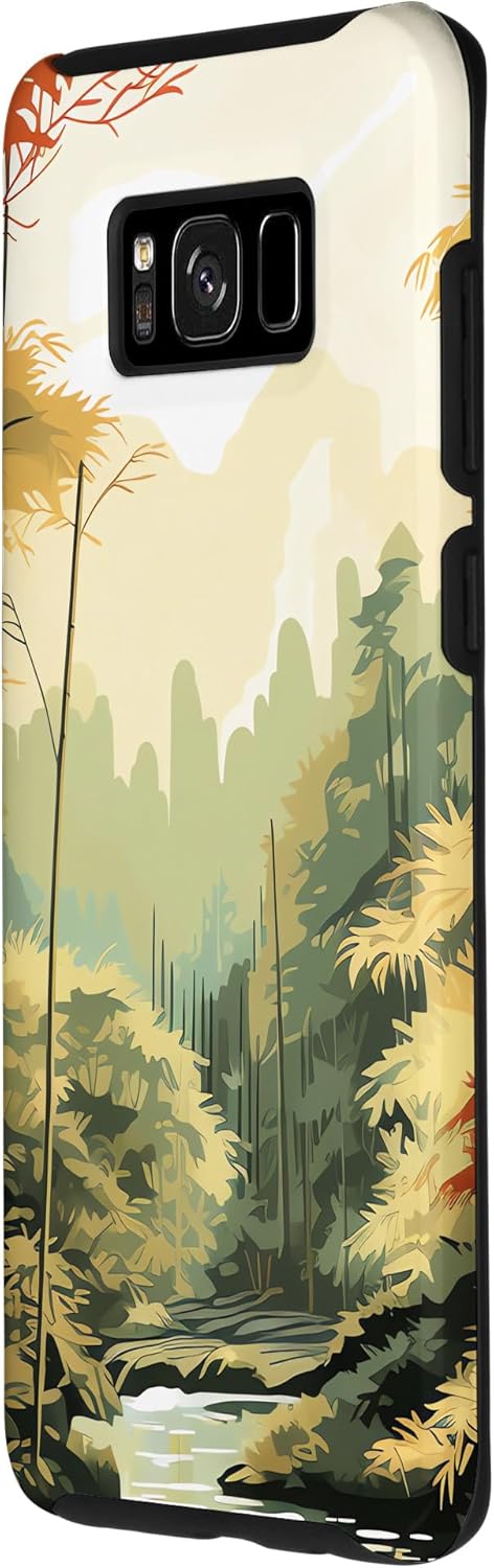 Galaxy S8+ Bamboo Brilliance Exploring Vibrant Forest Colors Case