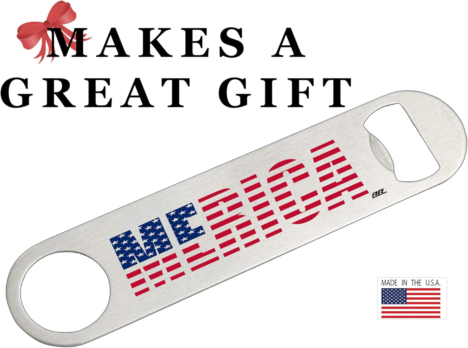 Divertido Abrebotellas con la bandera de Estados Unidos de Mérica, regalo resistente, patriótico, Estados Unidos de América, Estados Unidos