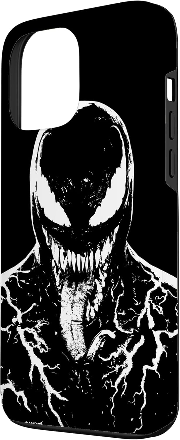 Funda negra para iPhone 13 Pro Max Marvel Venom Let There Be Carnage
