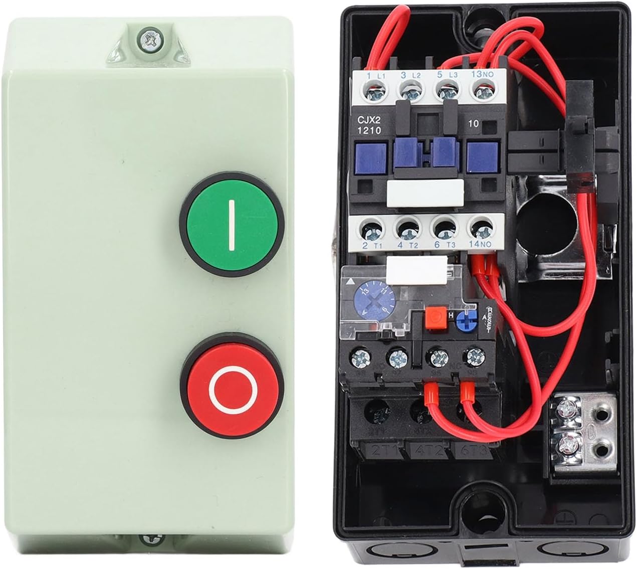 Arrancador de motor eléctrico magnético Motor trifásico Motor de arranque Interruptores de motor eléctrico 7.5HP 380V400V Interruptor de control de