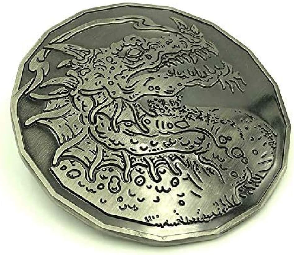 Dragón ahumado adulto (3 pulgadas) Moneda Moneda Monedas Calabozos y Dragones Monedas DND Juego de rol Fichas miniatura Novedad Monedas Dungeon