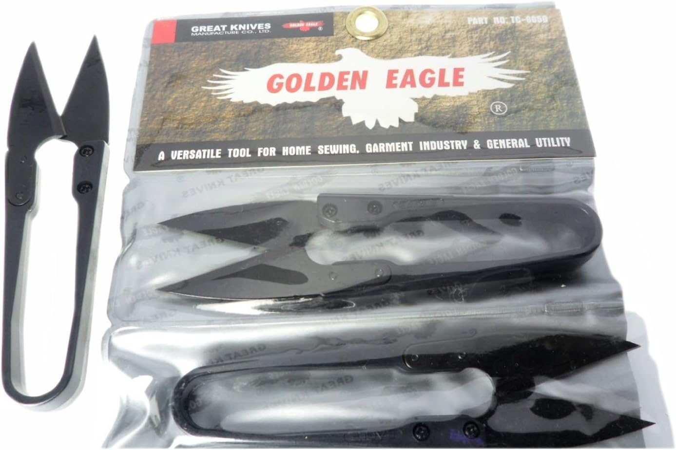 1 X Tijeras Hilo Golden Eagle Cutter Clipper Snips Sharp DIY Suministros Grandes Cuchillos