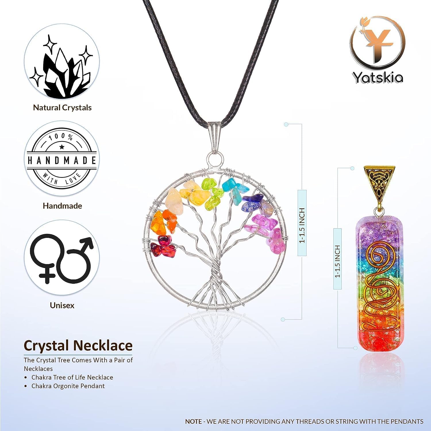 YATSKIA – Árbol de cristal turquesa Feng Shui, alambre, bonsái Buhha, estatua reiki, Chakra curativo energía positiva, buena suerte dinero regalos