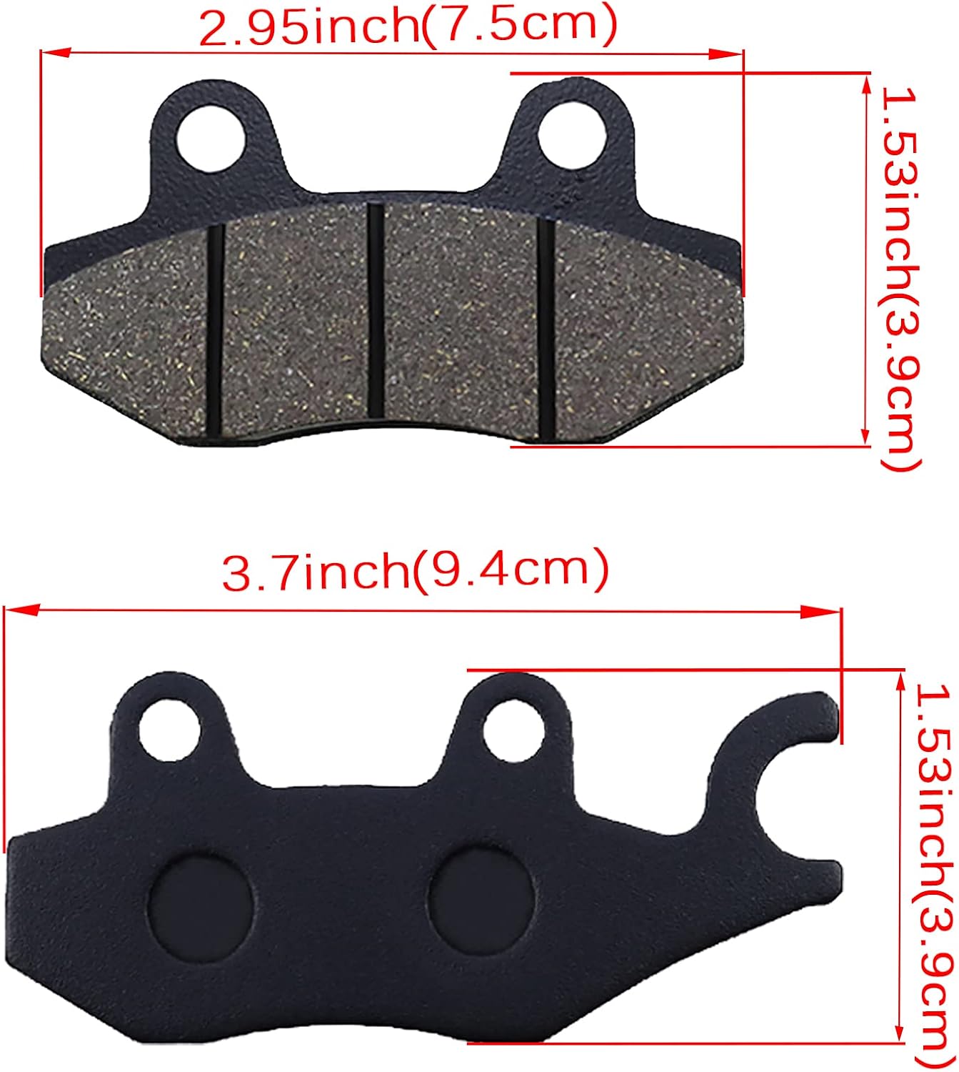Pastillas de Freno Delantero y Trasero para Kawasaki Teryx 4 800 750 Bayou 400 300 Brute Force 750 650 para Yamaha Rhino 450 660 700