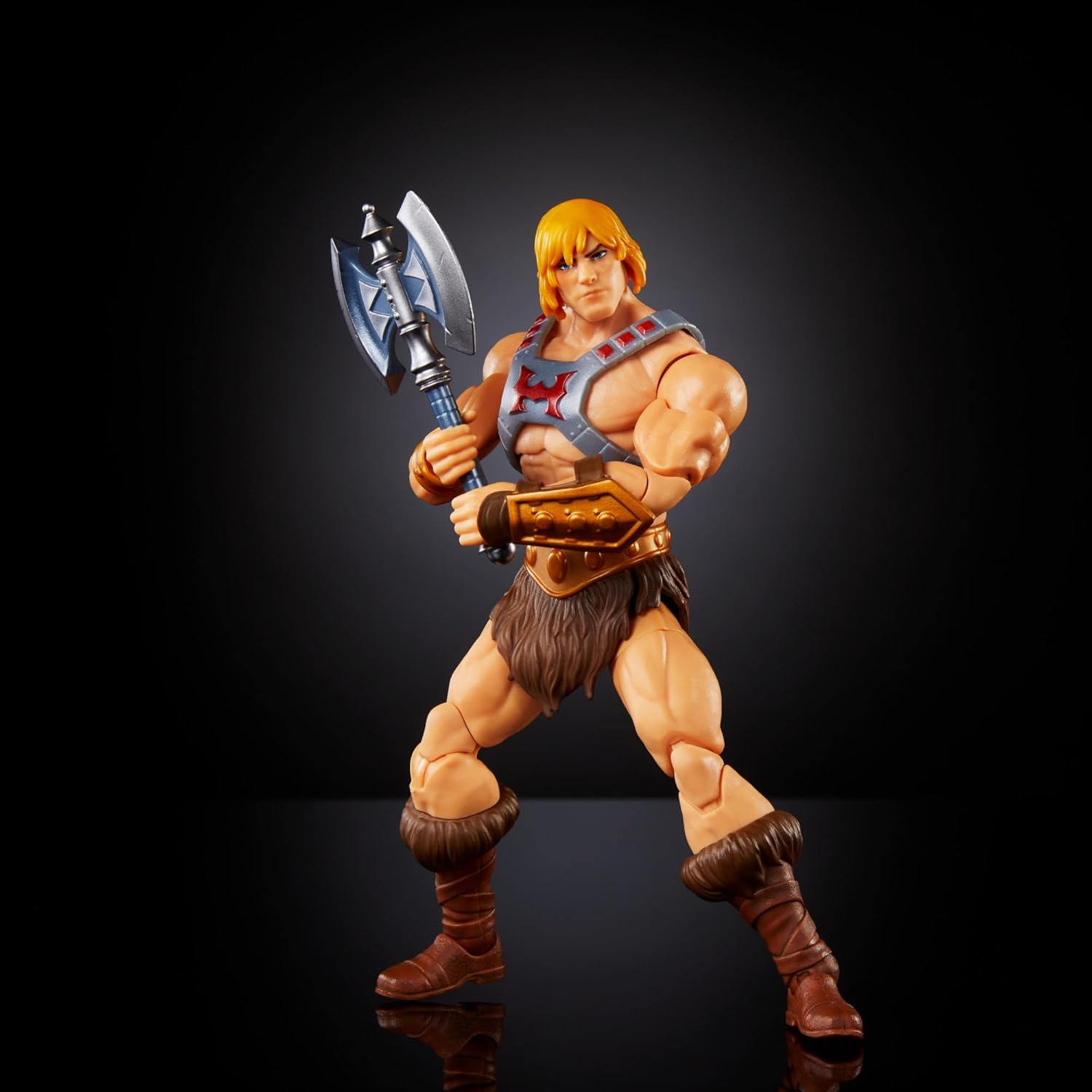 Masters of the Universe Revolution Masterverse – Figura de acción He-Man con armadura de batalla extraíble, coleccionable de lujo con 30