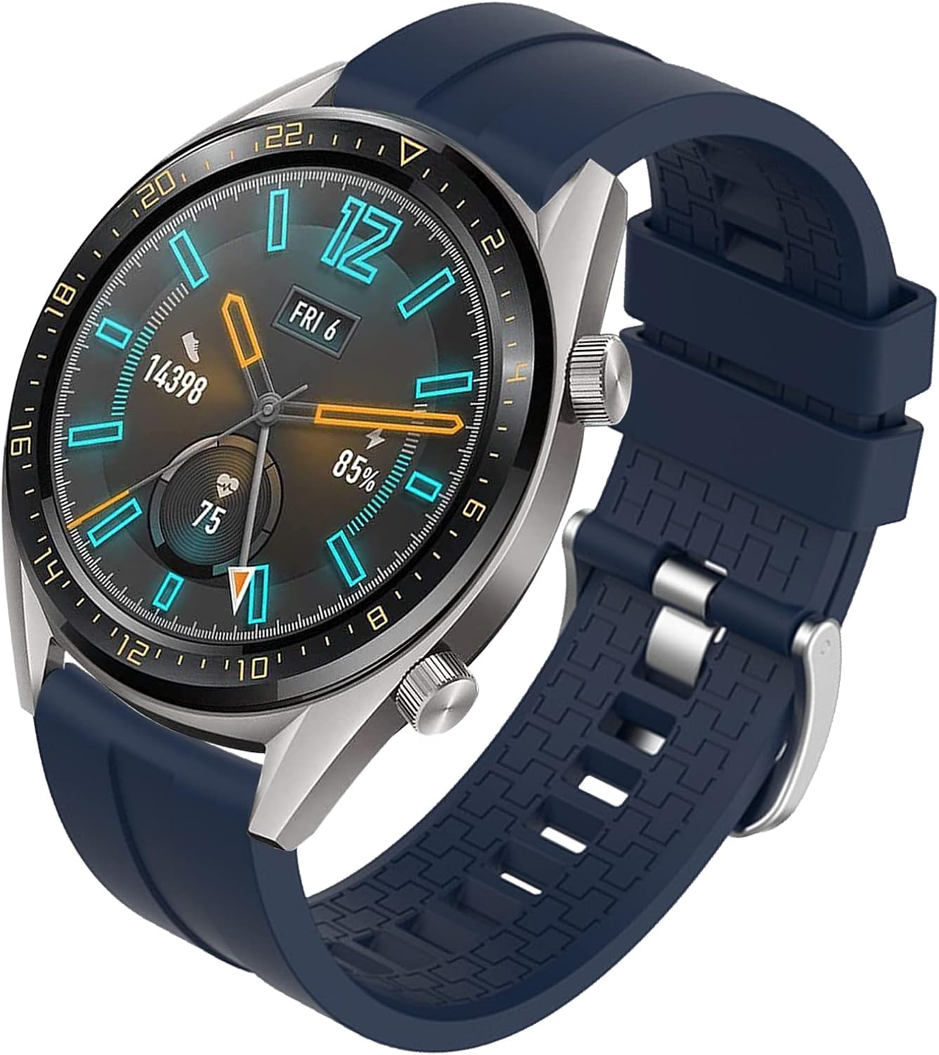 Compatible con Huawei Watch GT3GT3 Pro de 1.811in, correa deportiva de repuesto de silicona suave de 0.866in, para Huawei Watch GT3GT3 Pro de