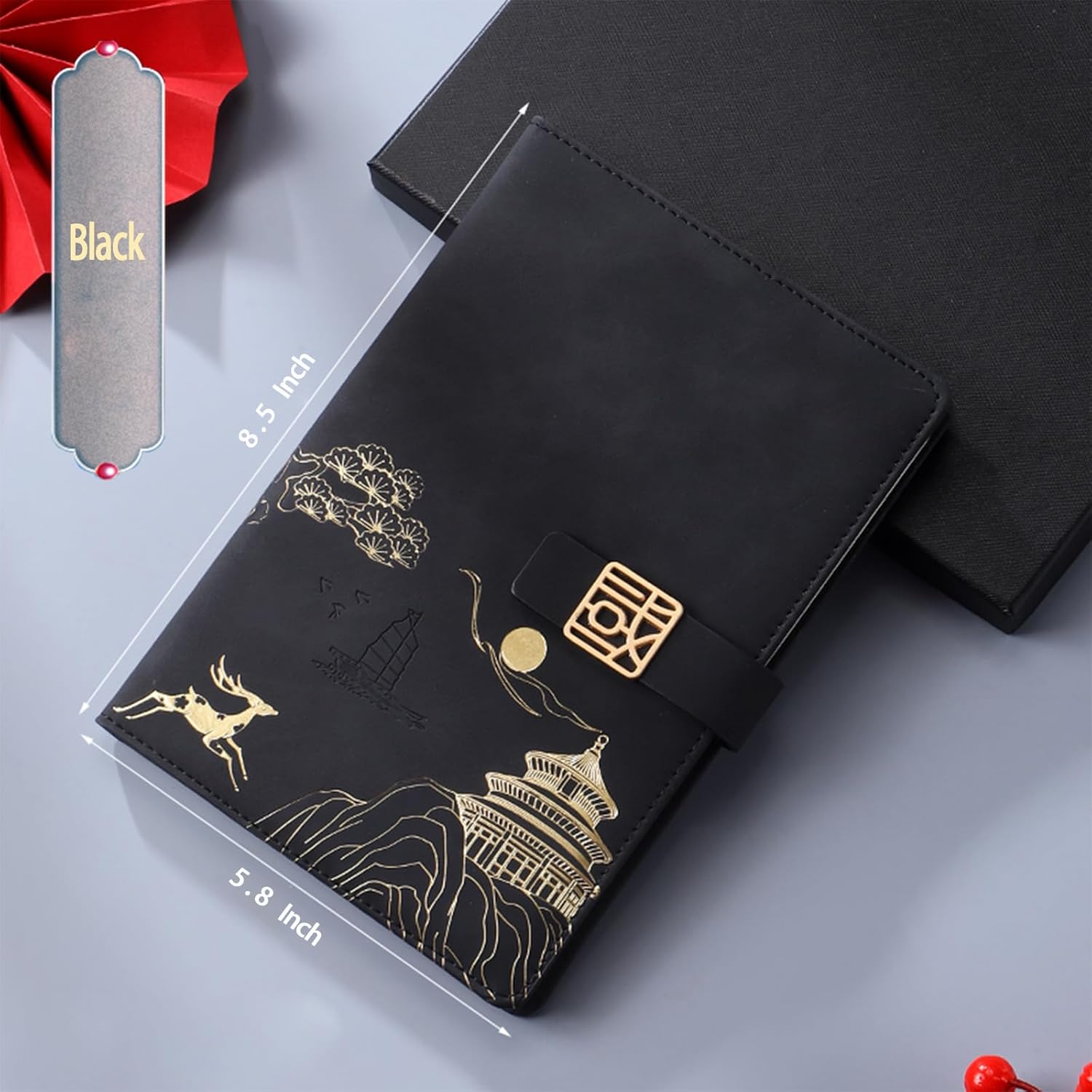 Diario para mujeres y hombres, de piel sintética, cuaderno de viaje A5, con rayas universitarias, 200 páginas forradas, diario personal plano con