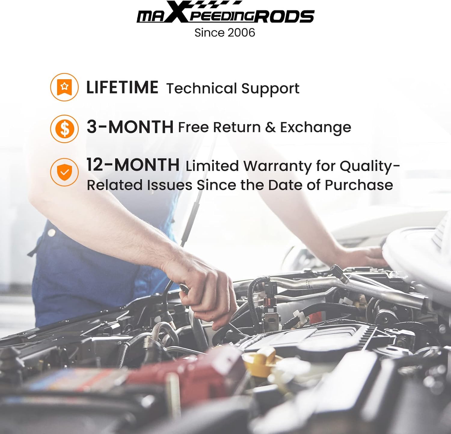 maXpeedingrods Brazo de control superior delantero de elevación de 2-4 pulgadas para Dodge Ram 1500 4WD 2006-2021, UCA delantero con buje de