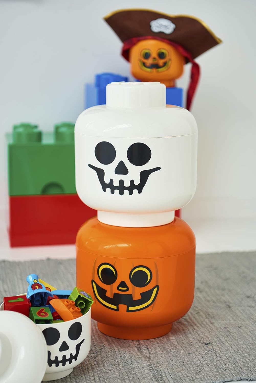 Room Copenhagen Cabeza de almacenamiento Lego pequeña calabaza