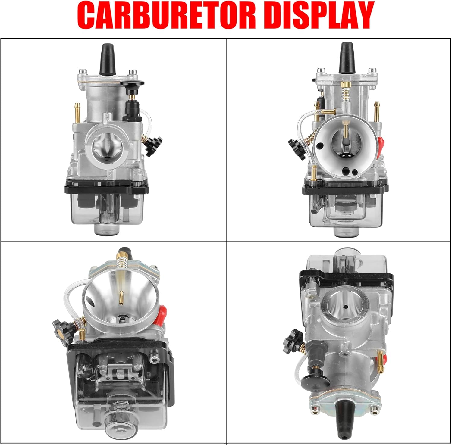 GREHUA Mejora PWK 0.945 in Carburador Filtro de Aire Colector de Tubo de Admisión para Coleman CT200U BT200X CT200U-ex Predator 212cc 196cc GX160
