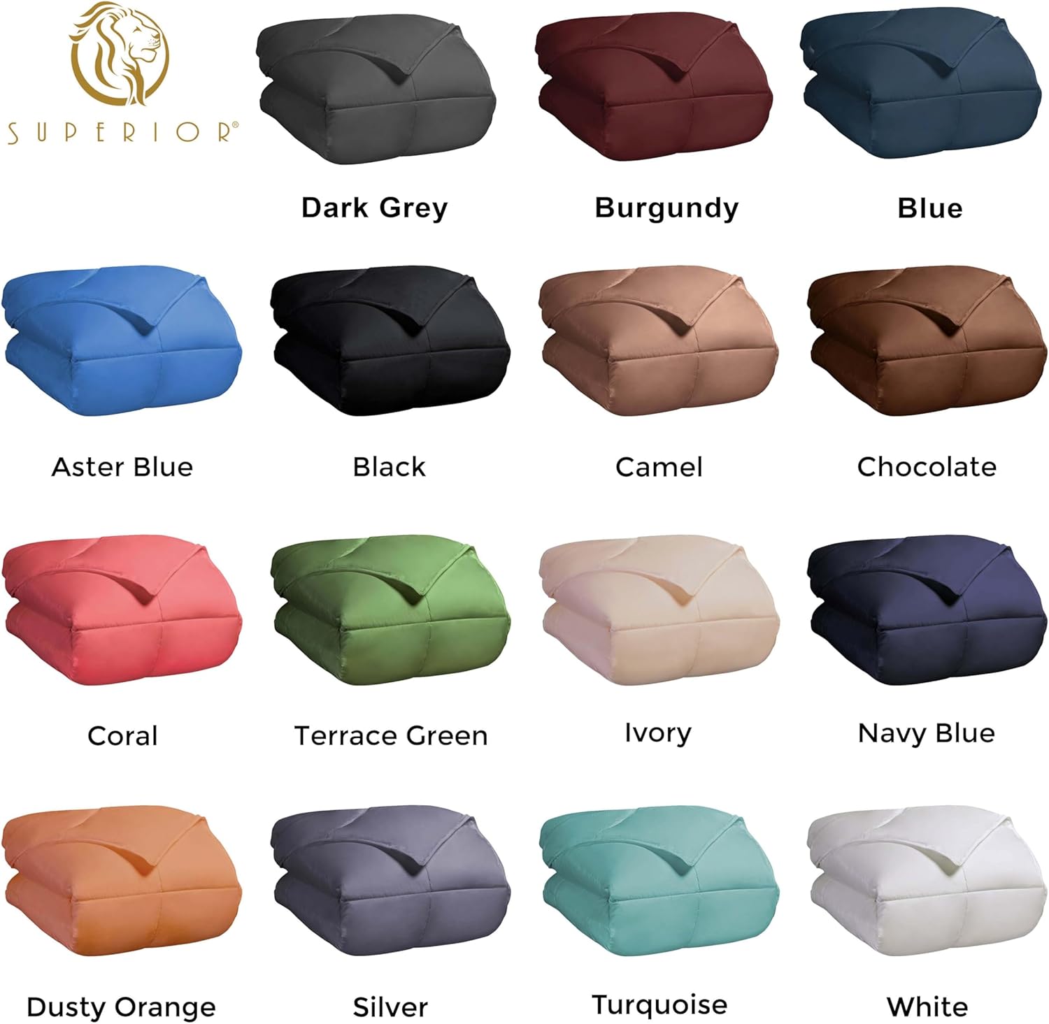 Superior Edredón reversible clásico para todas las estaciones, cómodo, esponjoso, acogedor, ligero, decorativo, relleno de edredón, felpa, esencial