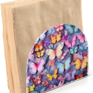 Butterfly Napkin Holder for Table, Acrylic Upright Non Slip Tabletop Freestanding Tissue Paper Dispenser for Kitchen Restaurant Home Hotel Decor Butterfly Napkin Holder for Table, Acrylic Upright Non Slip Tabletop Freestanding Tissue Paper Dispenser for Kitchen Restaurant Home Hotel Decor