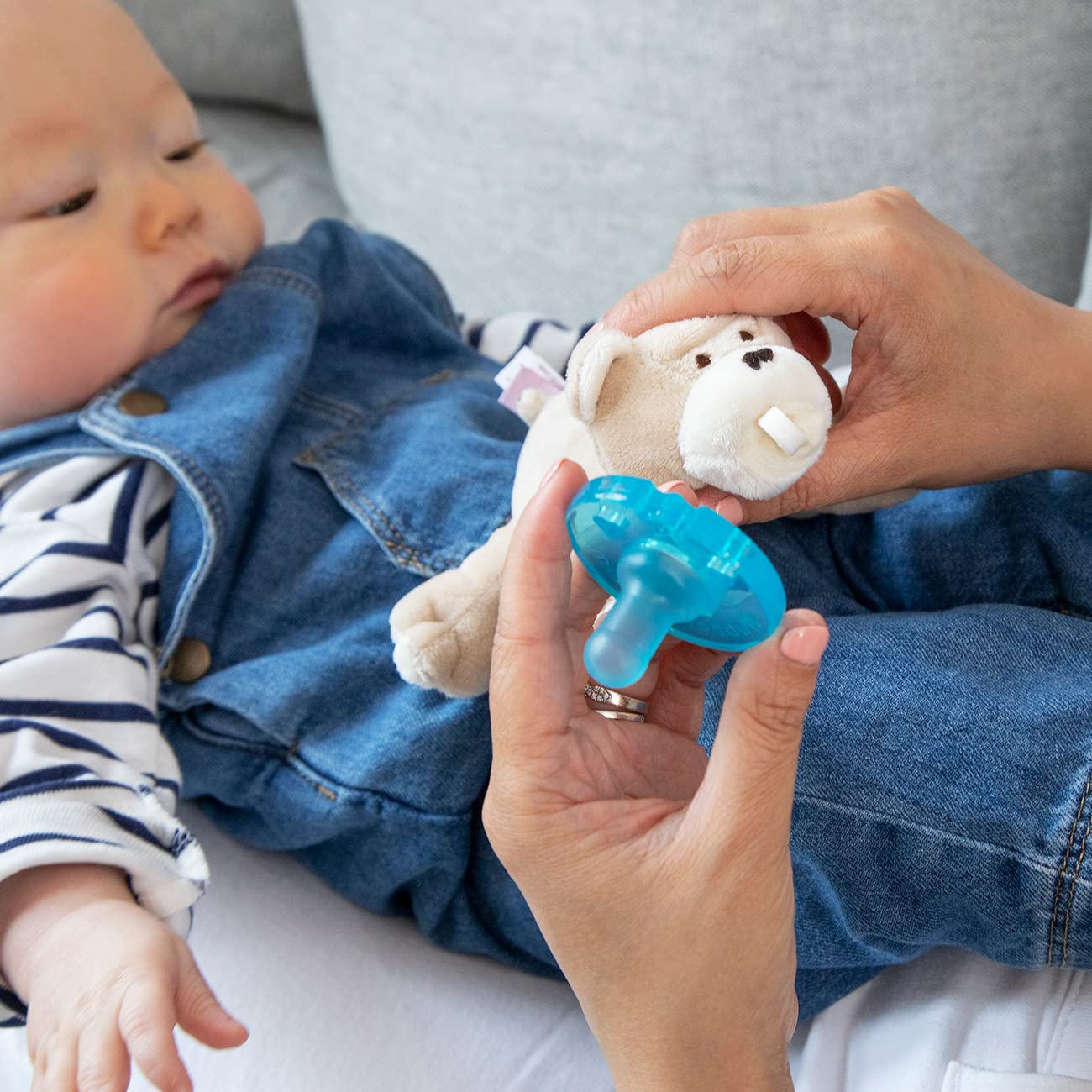 WubbaNub Chupete desmontable Baby Bear