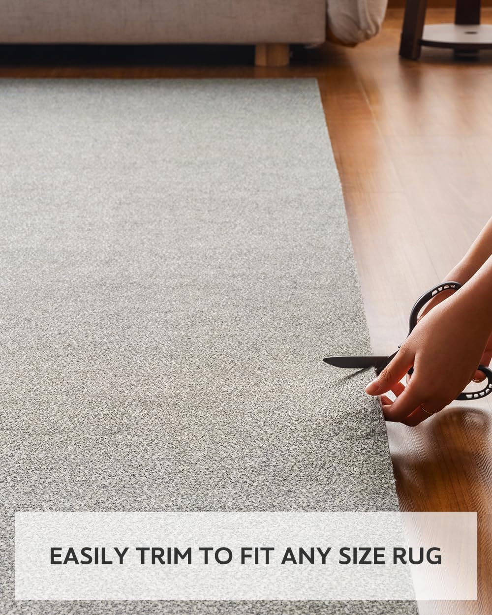 Alfombra antideslizante para suelos de madera dura